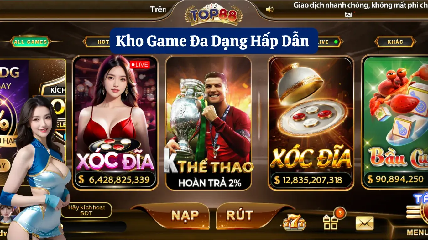 Kho Game Phong Phú, Đa Dạng Đáp Ứng Mọi Nhu Cầu